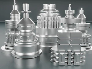 विज्ञान-फाई किटबैश तत्व 5-पीसी 3D मॉडल