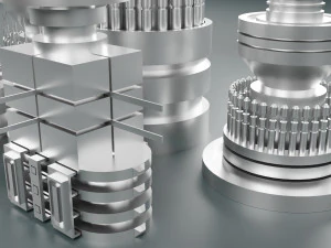 विज्ञान-फाई किटबैश तत्व 5-पीसी 3D मॉडल