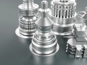 विज्ञान-फाई किटबैश तत्व 5-पीसी 3D मॉडल