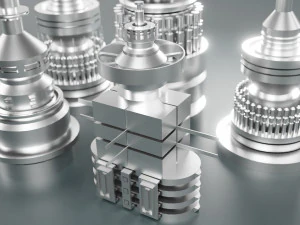 विज्ञान-फाई किटबैश तत्व 5-पीसी 3D मॉडल