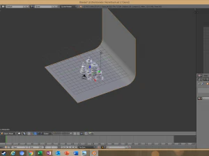 विज्ञान-फाई किटबैश तत्व 5-पीसी 3D मॉडल