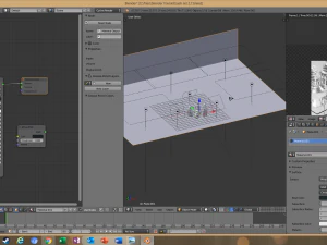 विज्ञान-फाई किटबैश तत्व 5-पीसी 3D मॉडल