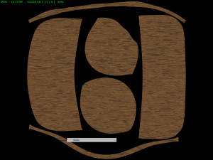 modern wooden chair 3D Model