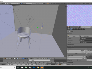 modern wooden chair 3D Model