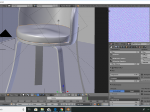 modern wooden chair 3D Model