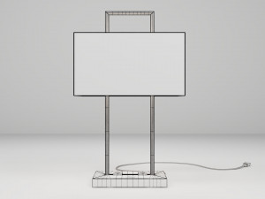 modern table lamp Model 3D