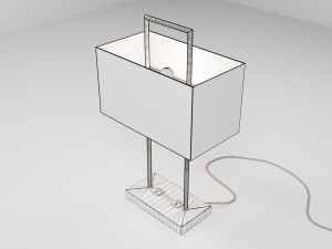 modern table lamp Model 3D
