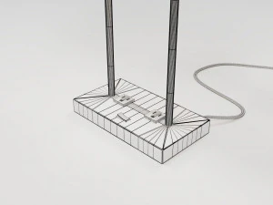 moderne tafellamp 3D Model