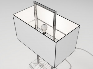 modern table lamp Model 3D