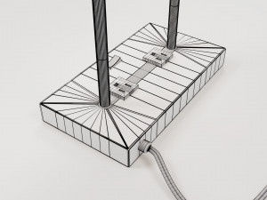 modern table lamp Model 3D