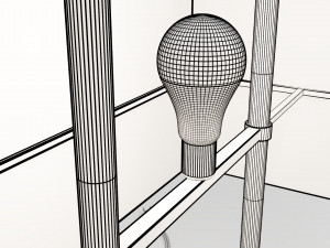 modern table lamp Model 3D