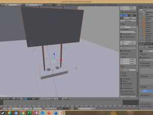modern table lamp Model 3D