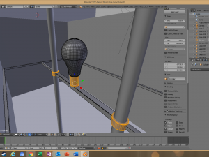 modern table lamp Model 3D