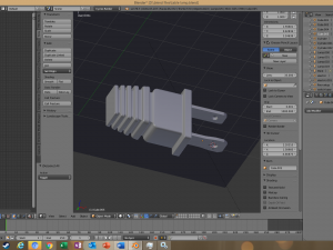 modern table lamp Model 3D