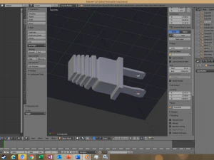 moderne tafellamp 3D Model