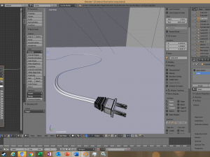 modern table lamp Model 3D