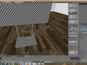 modern table lamp Model 3D
