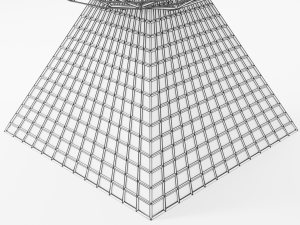 futuristic glowing planetary structure 3D Model