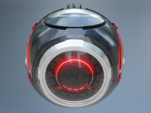 sci-fi drone Modelo 3D