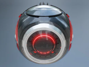 sci-fi drone 3D Model