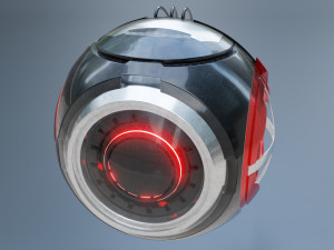 sci-fi drone Modelo 3D
