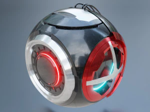 sci-fi drone 3D Model