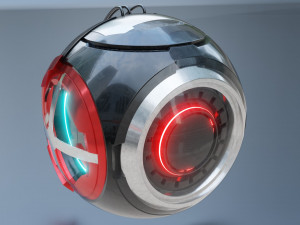 sci-fi drone Modelo 3D