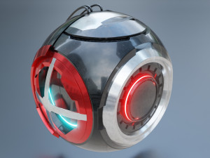 sci-fi drone Modelo 3D