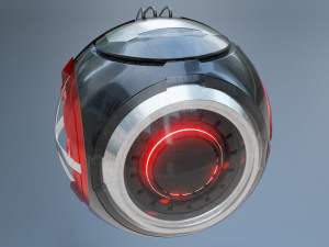 sci-fi drone Modelo 3D