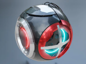 sci-fi drone 3D Model