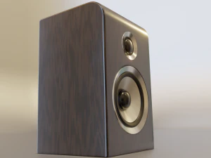 wood speaker 3D Model