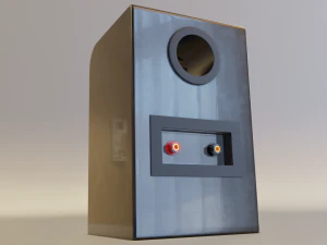 wood speaker 3D Model