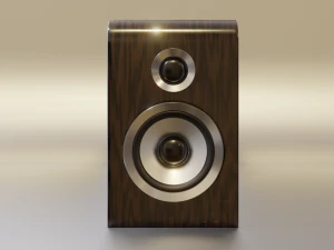 wood speaker 3D Model