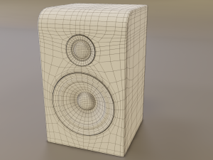 wood speaker 3D 模型