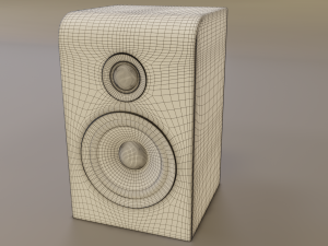 wood speaker 3D 模型
