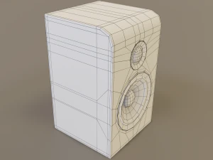 wood speaker 3D Model