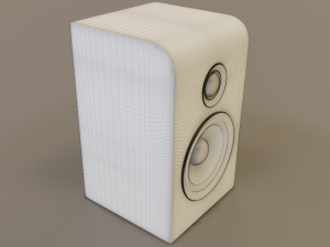 wood speaker 3D 模型