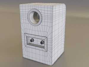 wood speaker 3D Model