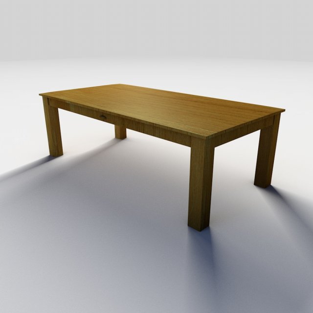 wooden coffee table 3D Модель .c4d .max .obj .3ds .fbx .stl .blend 