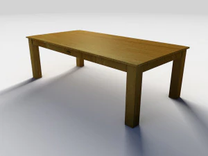 wooden coffee table 3D Model