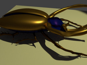 rhinoceros beetle 3D Modell