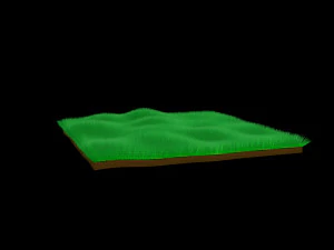 घास 3D मॉडल