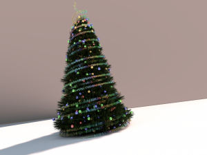 christmas tree 3D मॉडल