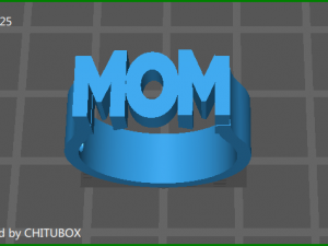 Mom ring 3D Модель