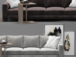 sofa status 02 flex form 3D Модель