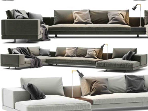 Sofa Mondrian 3D Modell