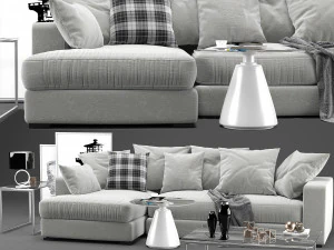 boconcept cenova sofa 3D Model