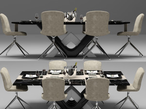 table set 01 Modelo 3D