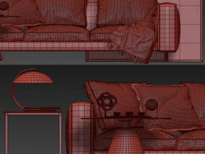 диван boconcept indivi 3D Модель