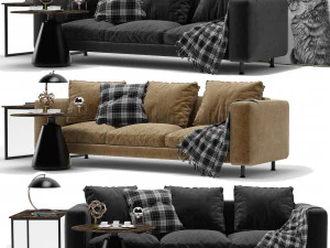 boconcept 5 모델의 소파 3D 모델